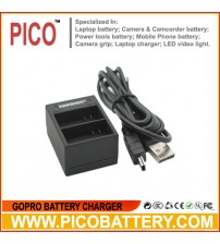Dual USB Charger for GoPro HERO3 and HERO3+ AHDBT-301 / AHDBT-302 Camera Batteries BY PICO
